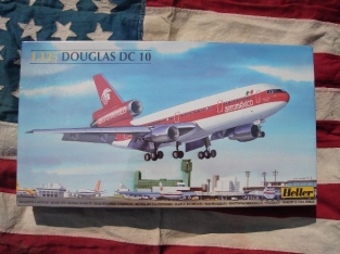 HLR80460  DC-10DC-10  Amerikaans passagiers vliegtuig schaal 1:125 Heller